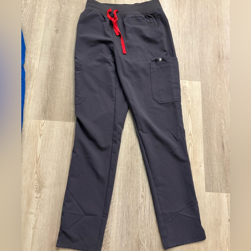 Figs high waisted yola skinny scrub pants